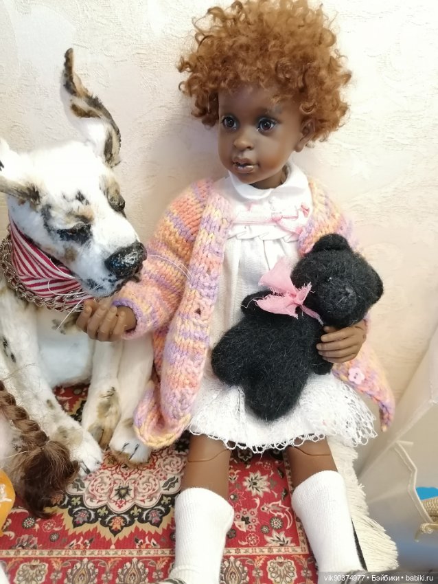 Шоколадная Анжела от Dollshe craft