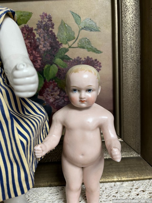 2 куклы Frozen Charlotte 1880 рост 40 и 22 см (фото 5)