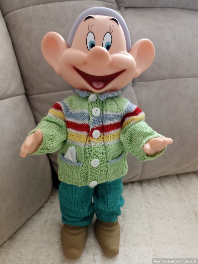 Крупный весёлый гном — Игровые куклы