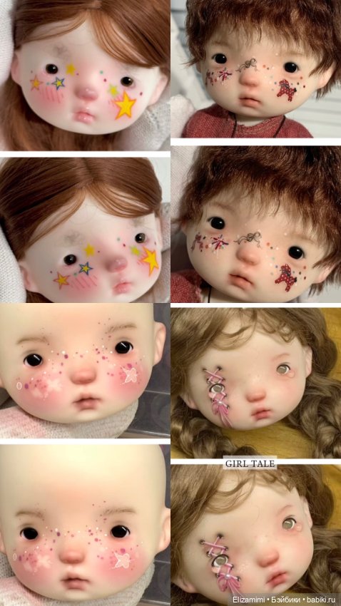 Голова от Girl's story — Шарнирные куклы (не BJD) (фото 6)