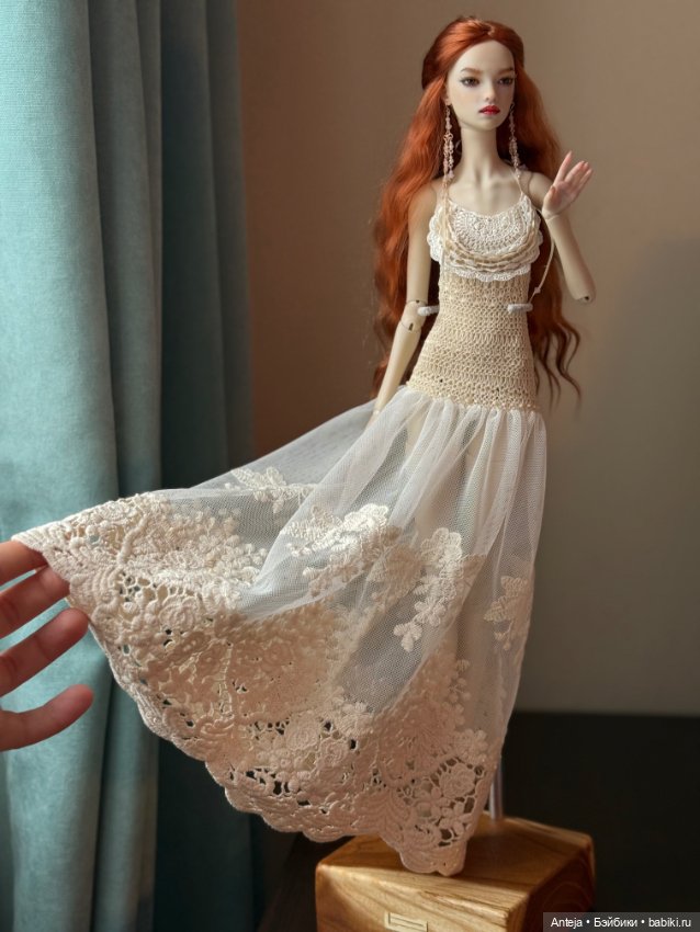 Платье для кукол Луценко на новом теле (фото 3)