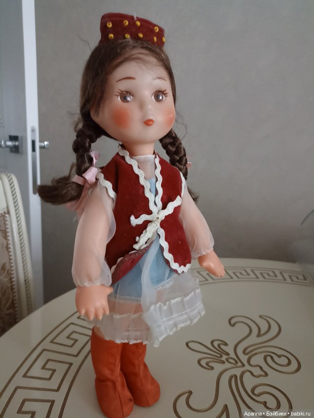 Винтажная паричковая кукла СССР
