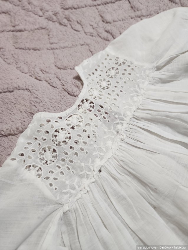 Винтажное пальто и платье для большой куклы