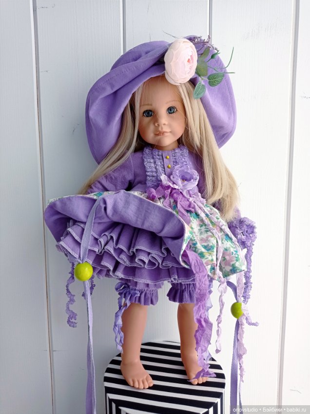Платье 💜 "Лавандовое блаженство" 💜 для Готц/Zwergnase