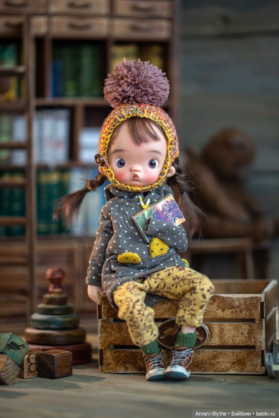 Кукла Bubble с макияжем — ООАК (кастом куклы) (фото 4)