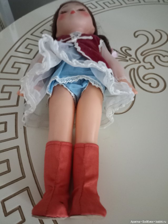 Винтажная паричковая кукла СССР (фото 6)