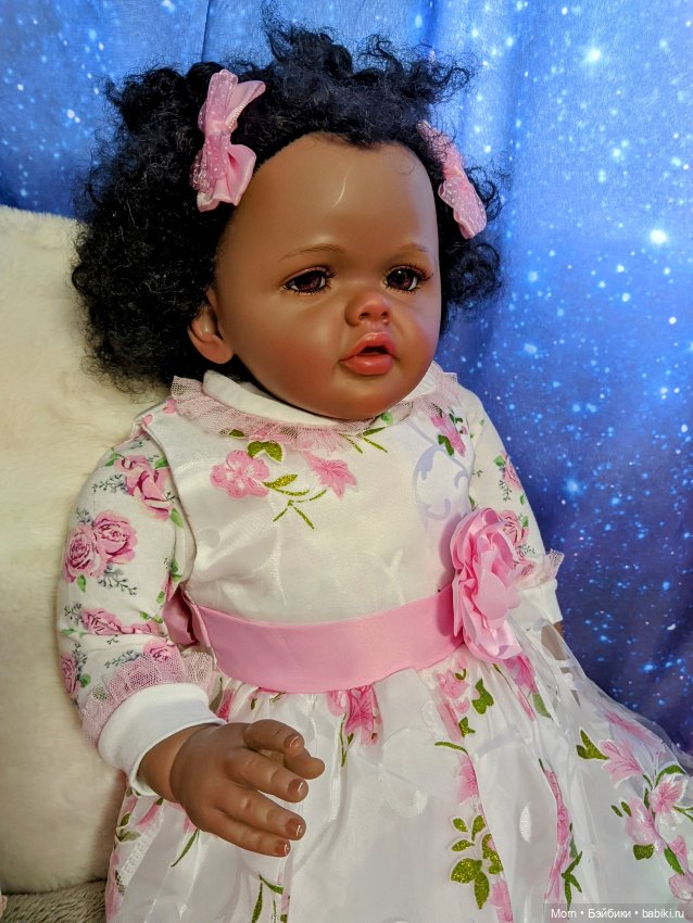 NPK тоддлер, китайская афро девочка 70 см