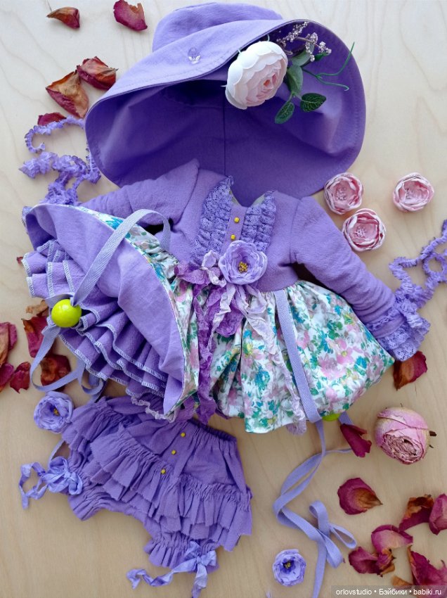 Платье 💜 "Лавандовое блаженство" 💜 для Готц/Zwergnase (фото 10)