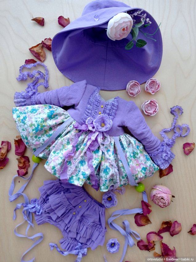 Платье 💜 "Лавандовое блаженство" 💜 для Готц/Zwergnase (фото 7)