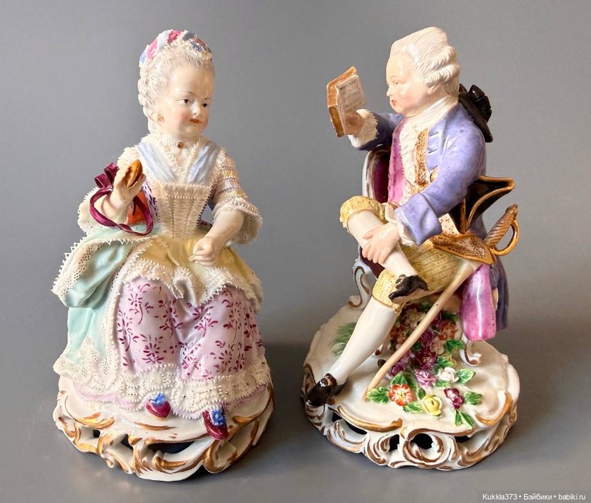 Парные статуэтки . Meissen,Германия