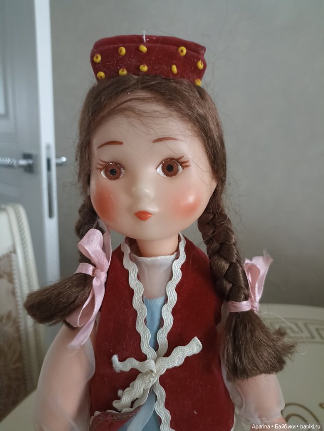 Винтажная паричковая кукла СССР (фото 2)