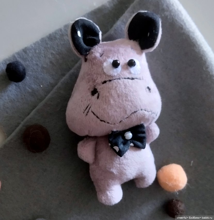 Бегемотик. Игрушка для кукол и детей (фото 8)