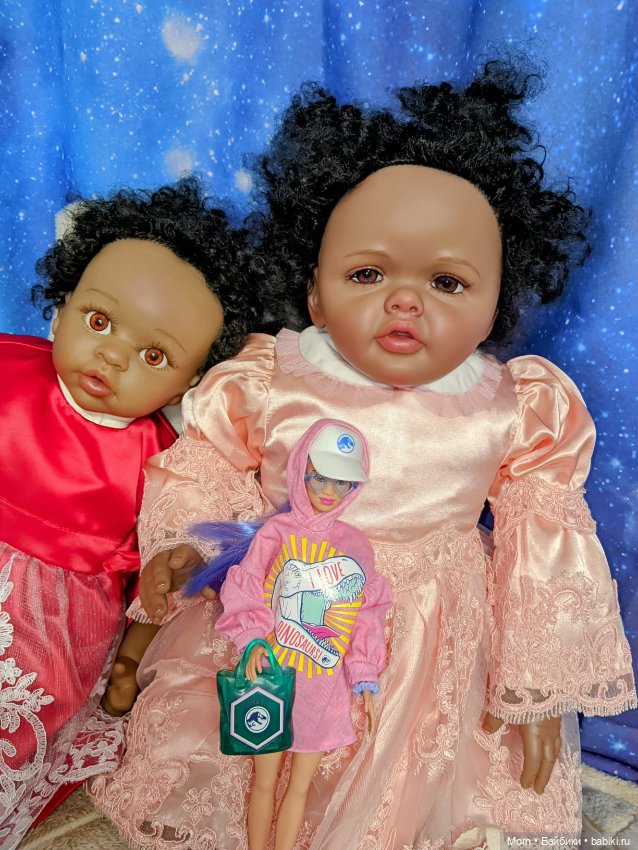 NPK тоддлер, китайская афро девочка 70 см (фото 6)