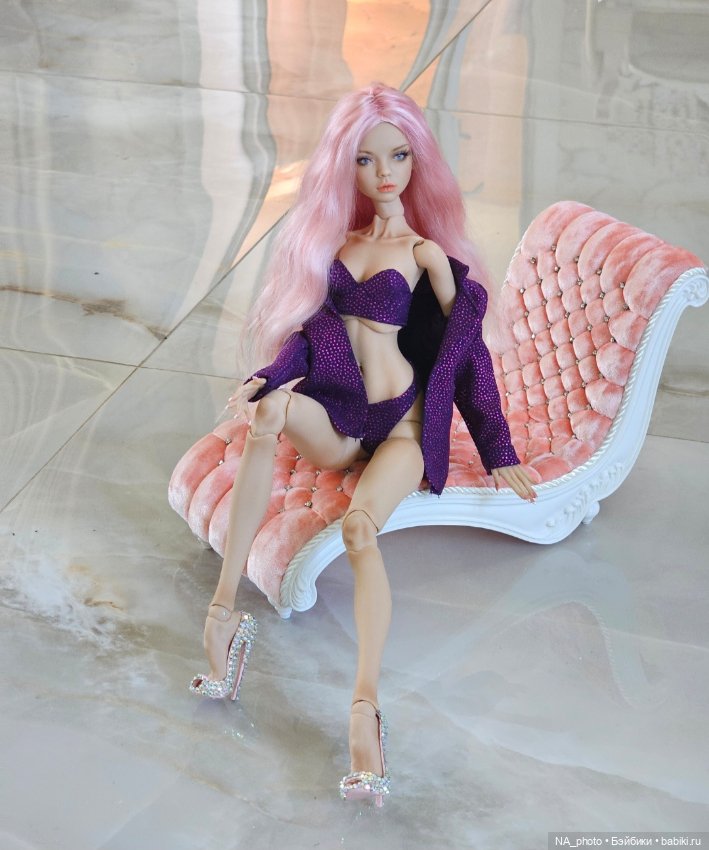 Вязаная, верхняя одежда на кукол сестер Поповых Popovy sisters, химера chimera, птичка ptichka lor (фото 6)