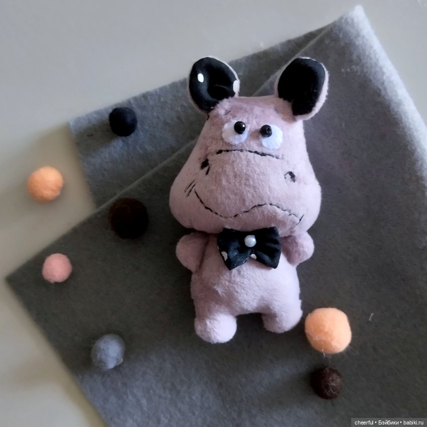 Бегемотик. Игрушка для кукол и детей (фото 7)