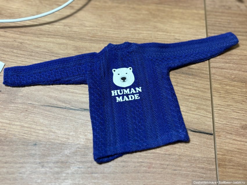 Вязаный свитер для экшенов 1/6