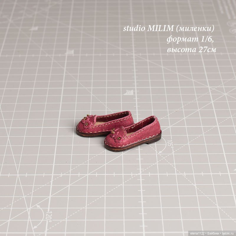 Лоферы для studio MILIM (миленки) формат 1/6, высота 27см (фото 2)