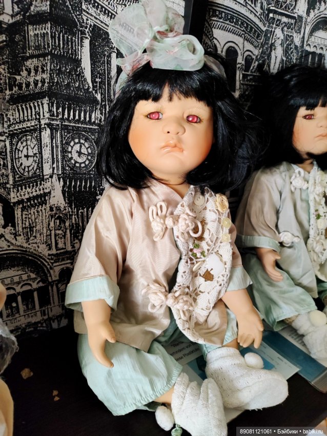 Кукла фарфоровая Linda Valentino Mishel (фото 8)