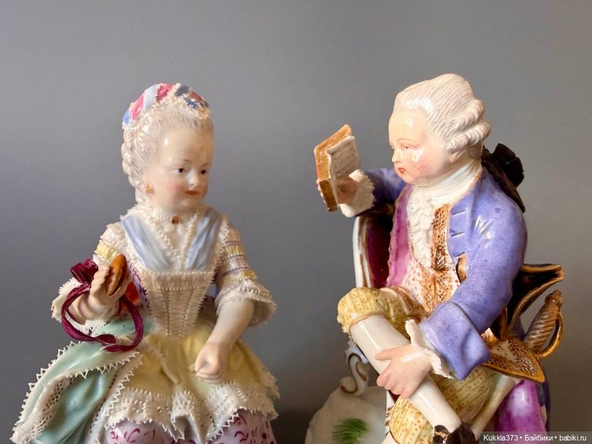 Парные статуэтки . Meissen,Германия (фото 3)