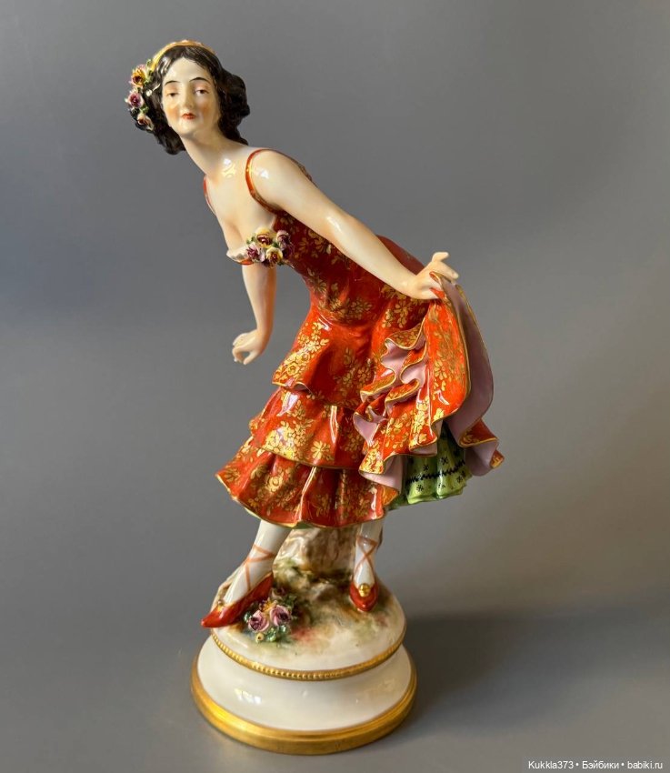 Анна Павлова в роли Китри. Volkstedt