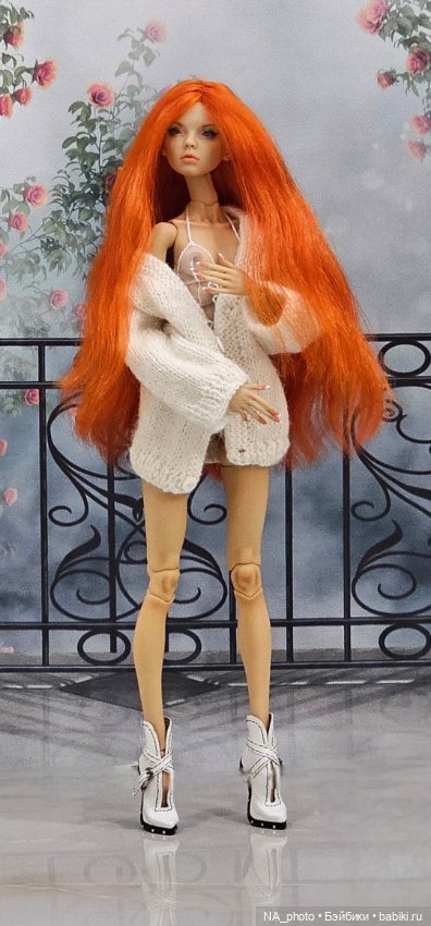 Вязаная, верхняя одежда на кукол сестер Поповых Popovy sisters, химера chimera, птичка ptichka lor (фото 5)