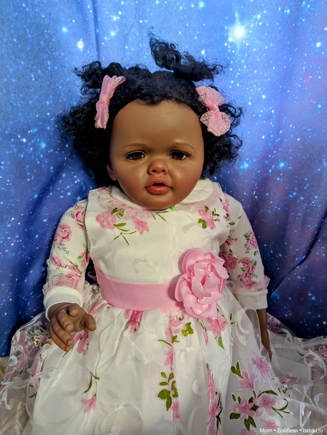 NPK тоддлер, китайская афро девочка 70 см (фото 2)