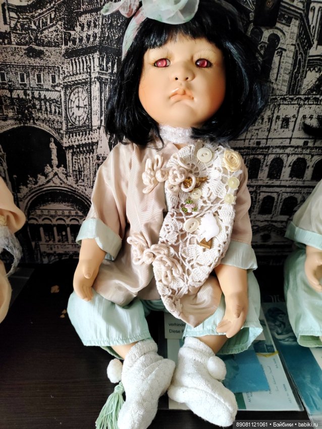 Кукла фарфоровая Linda Valentino Mishel (фото 2)