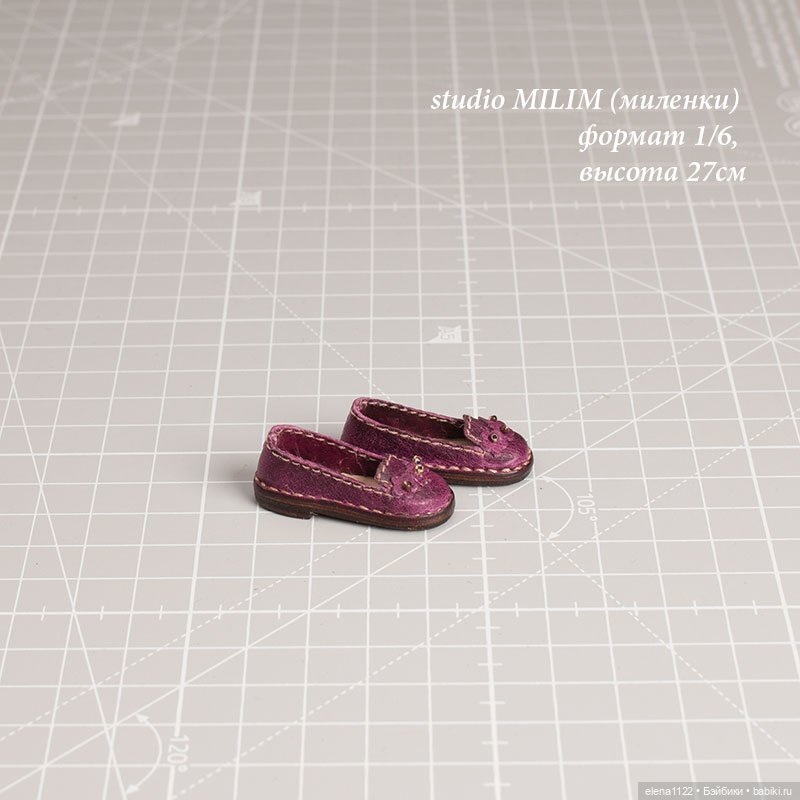 Лоферы для studio MILIM (миленки) формат 1/6, высота 27см (фото 2)