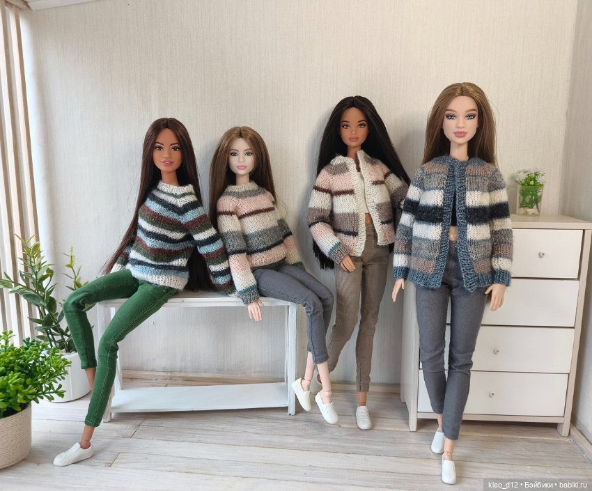 Вязаные вещи для кукол — Одежда для кукол (фото 3)
