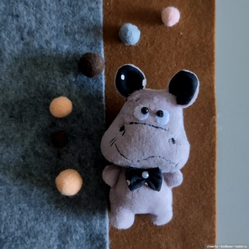 Бегемотик. Игрушка для кукол и детей