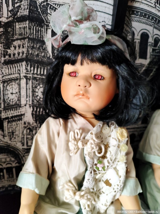 Кукла фарфоровая Linda Valentino Mishel (фото 6)