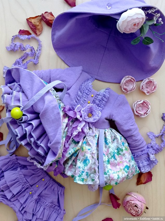 Платье 💜 "Лавандовое блаженство" 💜 для Готц/Zwergnase (фото 9)