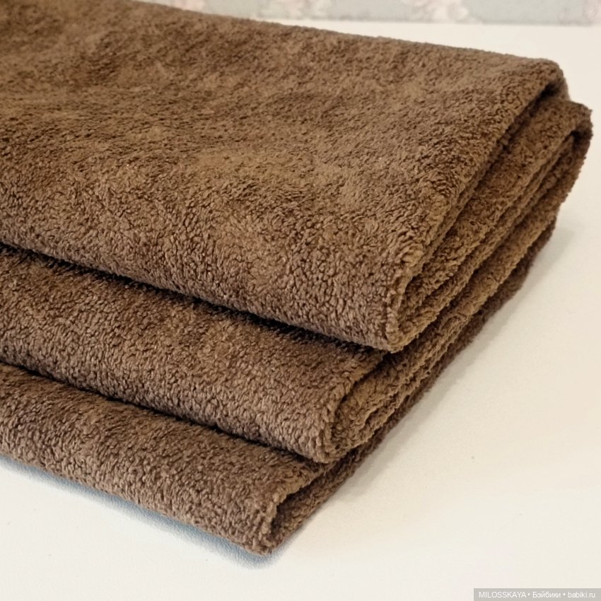 Плюш коричневый для Тедди (фото 2)