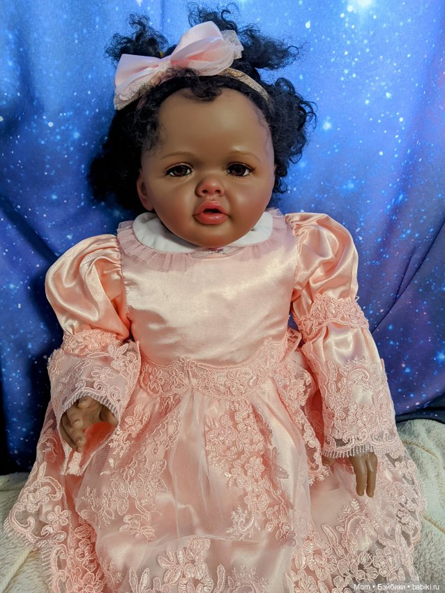 NPK тоддлер, китайская афро девочка 70 см (фото 5)