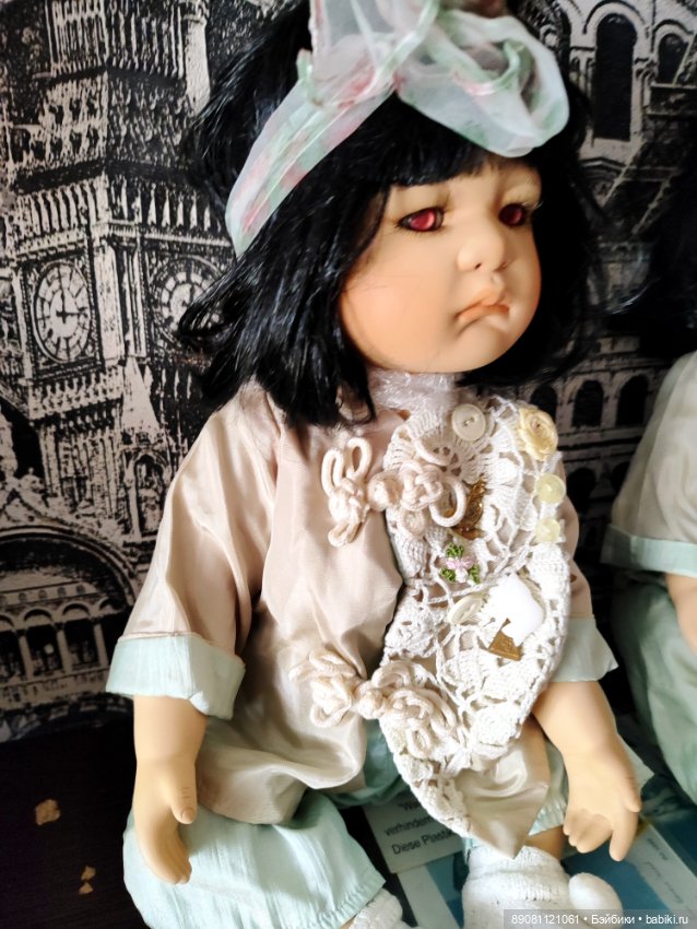 Кукла фарфоровая Linda Valentino Mishel (фото 5)