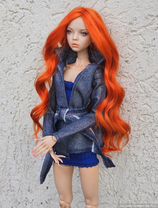 Вязаная, верхняя одежда на кукол сестер Поповых Popovy sisters, химера chimera, птичка ptichka lor (фото 8)