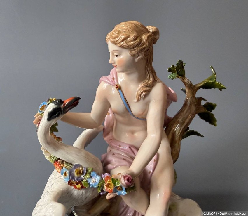 Леда и лебедь. Meissen,Германия (фото 2)