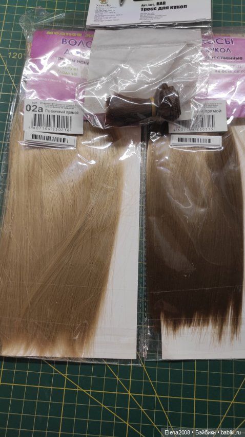 Волосы для перепрошивка кукол (фото 2)
