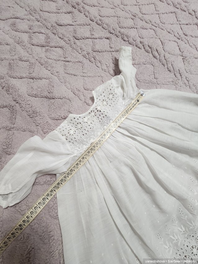 Винтажное пальто и платье для большой куклы