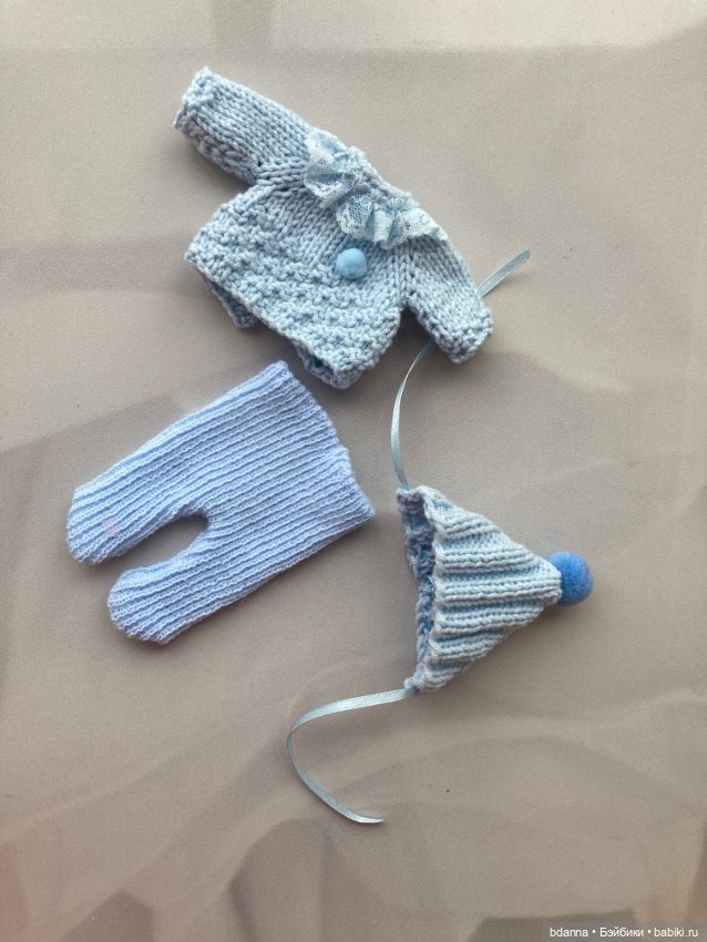Вязанная одежда для кукол (фото 2)