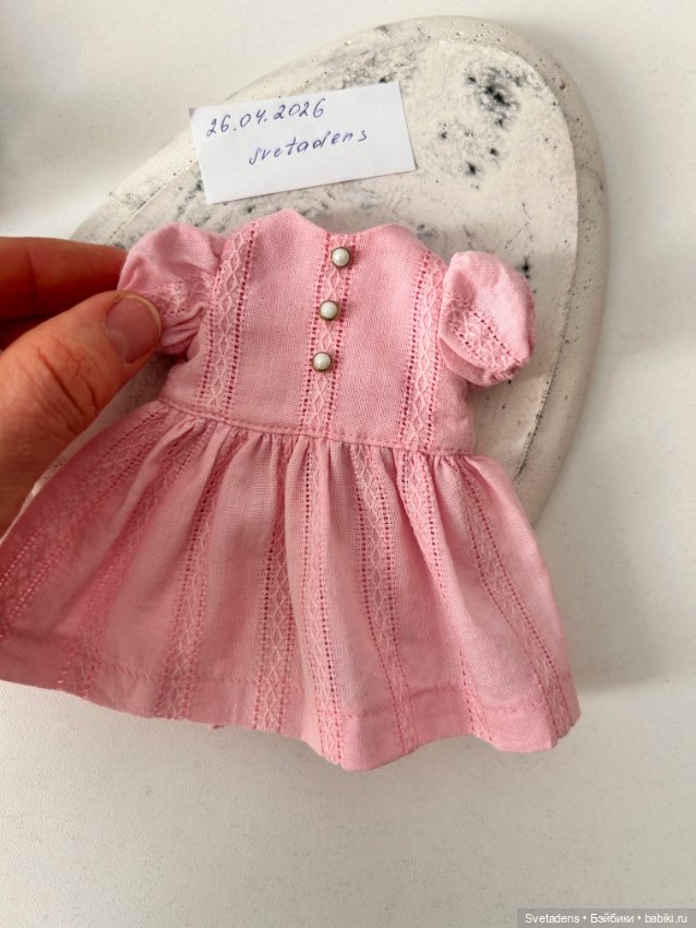 Платье для куклы — Одежда для BJD (фото 3)