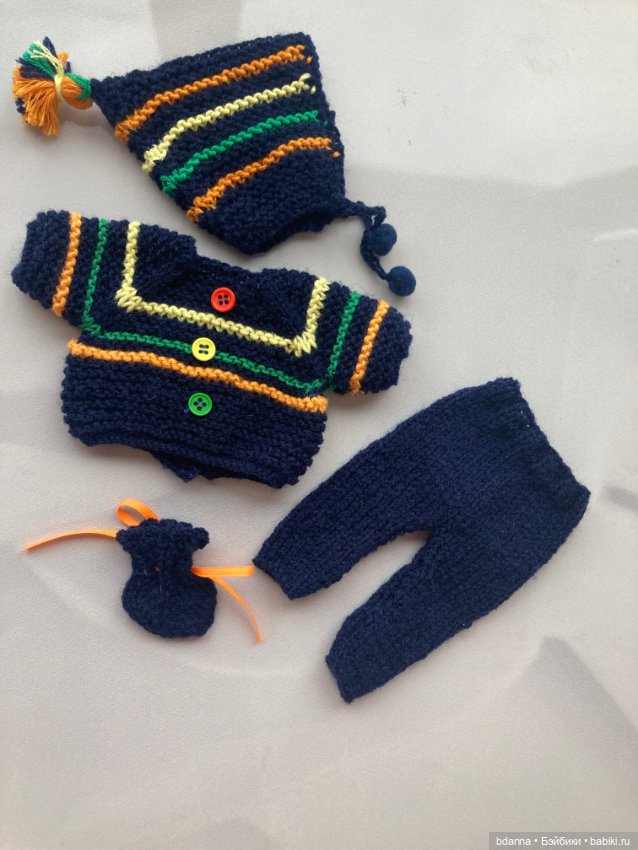 Вязанная одежда для кукол (фото 5)