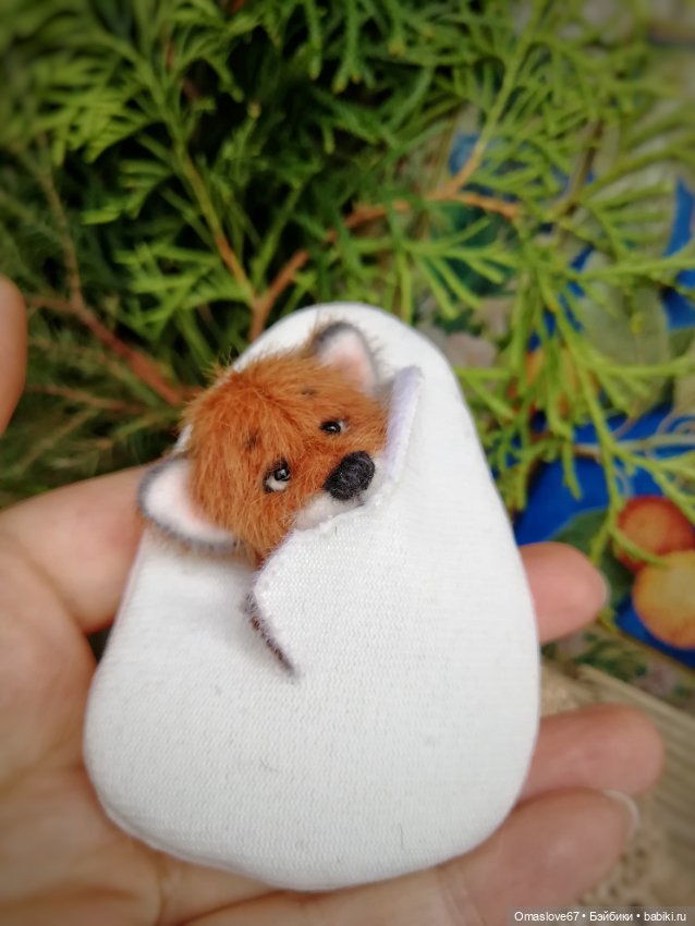 Лис цыплёнок — Авторские игрушки