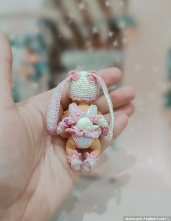 Костюм "Зайка-зефирка" — Одежда для кукол (фото 6)