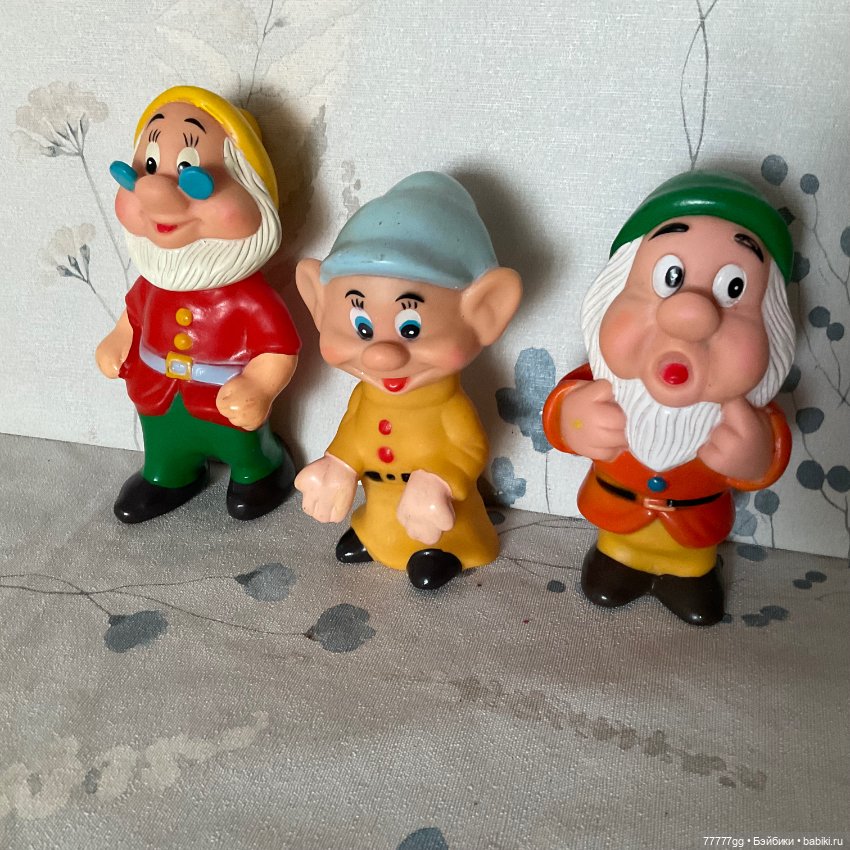 Три гномика — Винтажные куклы и игрушки детства
