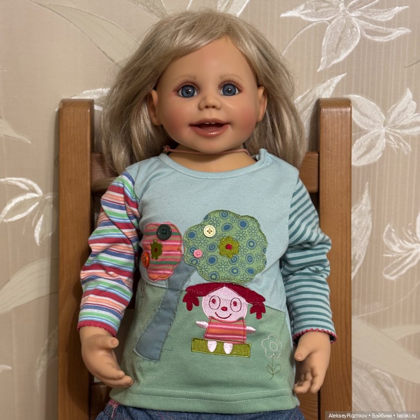 Коллекционная виниловая кукла от Gerlinde Feser (фото 2)