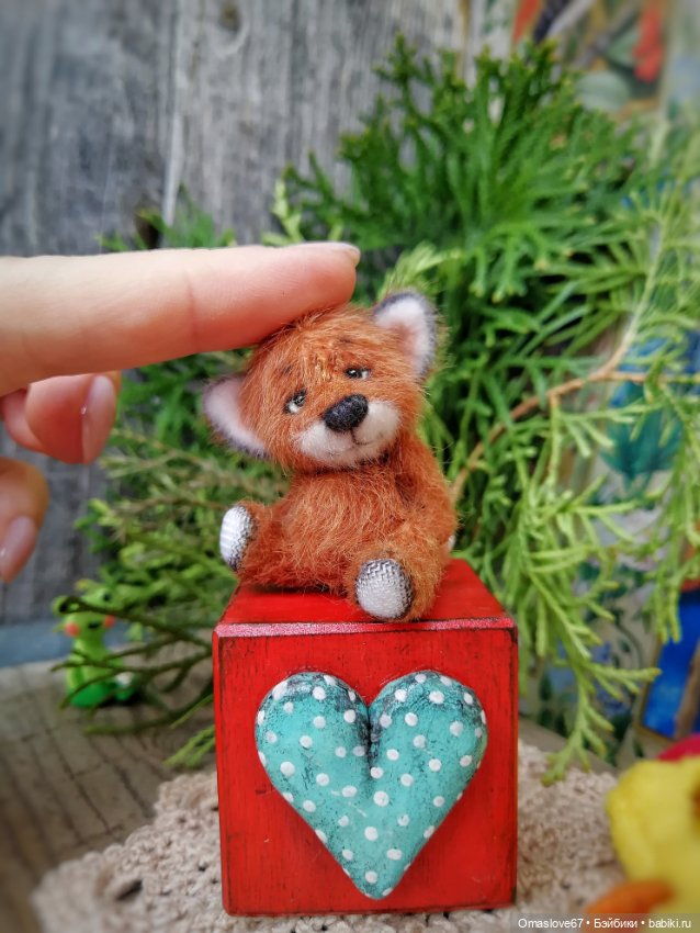 Лис цыплёнок — Авторские игрушки