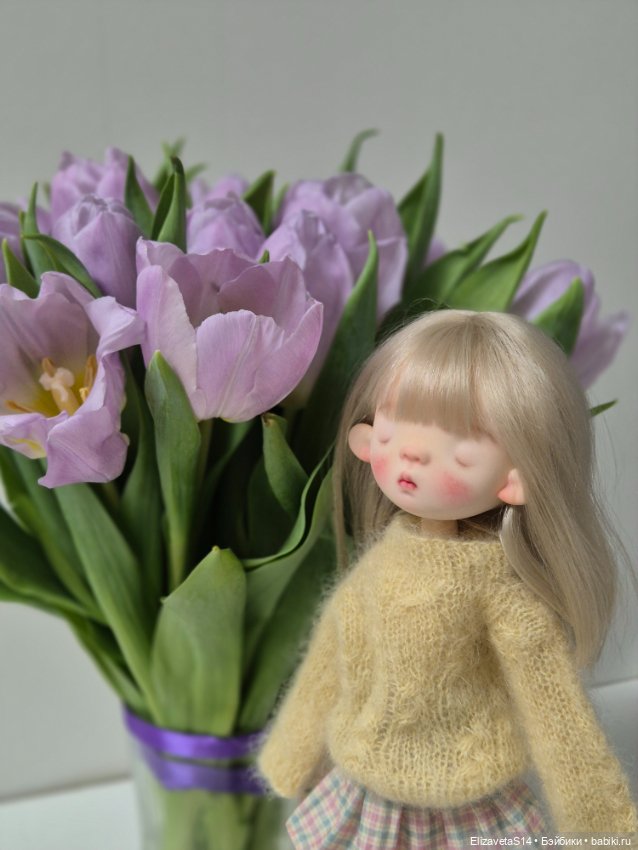 Воздушные свитера для кукол формата ob22, Блайз (фото 4)