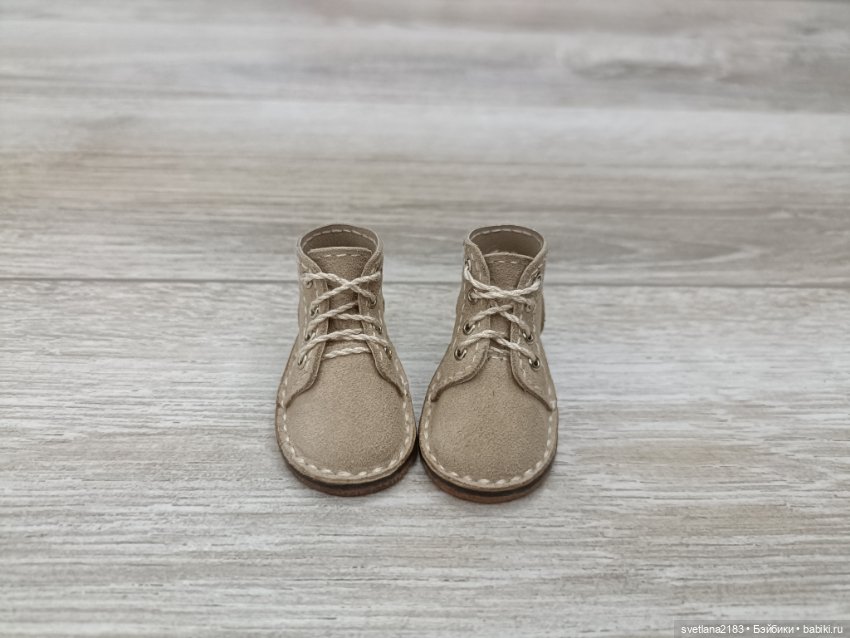 Ботинки для кукол руби ред 31 см. (4,7 х 2,0 см)