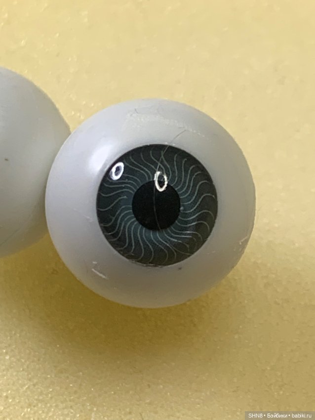 Глаза Готц родные 18 мм серые (фото 2)